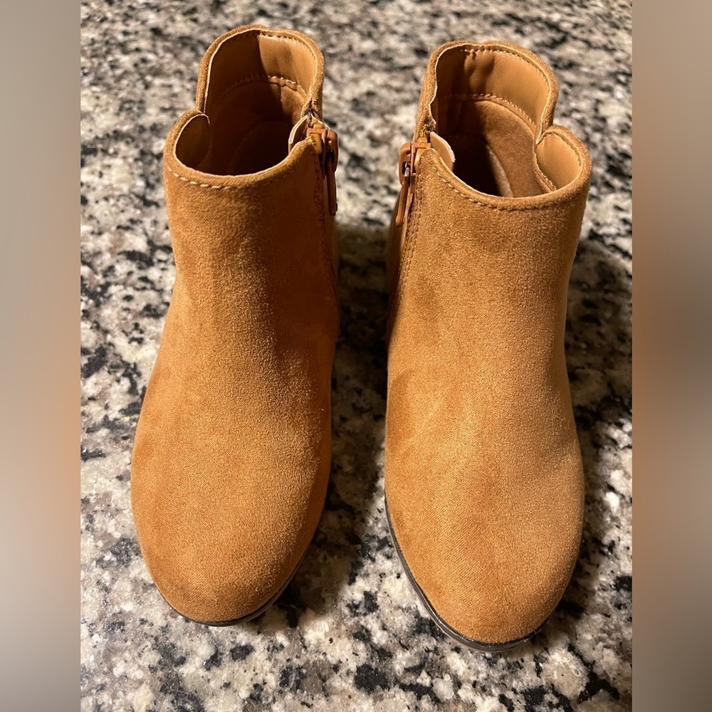 Cat & Jack Brown Suede Kids Boots